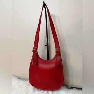 Vintage Coach Bonnie Cashin Pre-Creed / Metal Tag Saddle Bag # 9205 (Mocha)